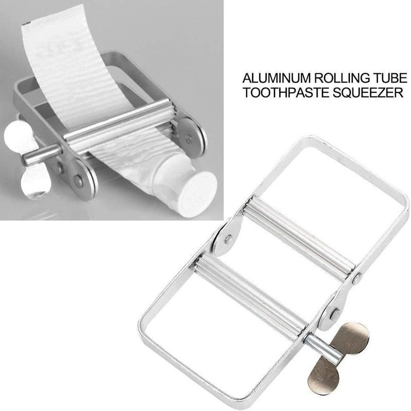 woobles Toothpaste Tubes Press Slider Quetsch, Aluminum Rolling Tube Toothpaste Squeezer Cream Tube Squeezer Seat Holder Stand Toothpaste Squeezer Metal Toothpaste Tube Squeezer Paint Tube - Image 3